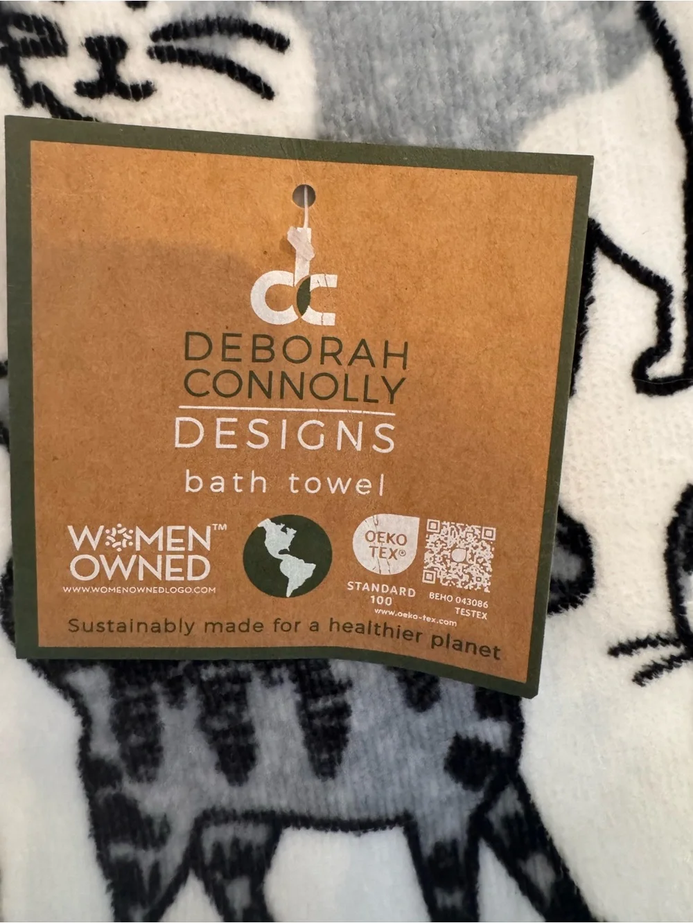 Deborah Connolly Design cat print